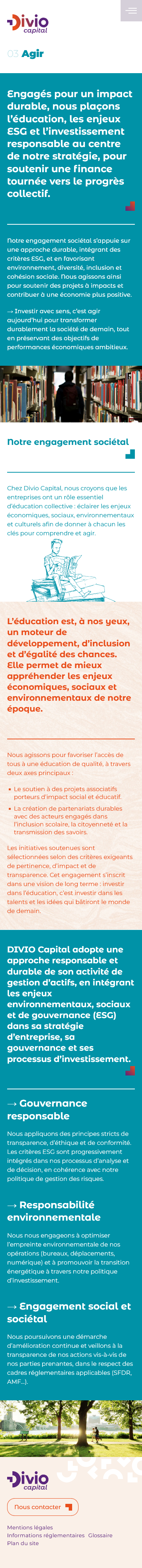 Création de site internet sur mesure à Dijon pour Divio Capital, société d'investissement
